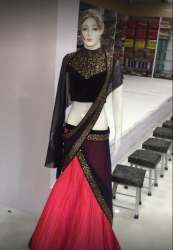 New Collection Red And Black Lehenga Choli