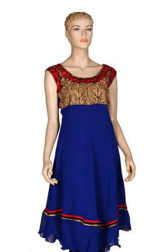 fancy anarkali kurti by Khushboo