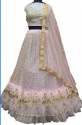 Pink Embroidered Net Lehenga Choli