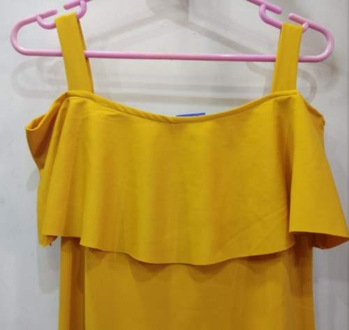 Western Yellow One Piece For Ladies by Divine Girl