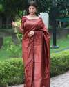 Elegant Coper Jari Silk Saree in surat  thumb 1