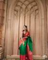 Latest Arrival of Soft Silk Jacquard Saree thumb 12