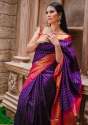 Latest Arrival of Soft Silk Jacquard Saree thumb 5
