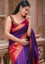 Latest Arrival of Soft Silk Jacquard Saree thumb 8