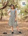 Rayon Printed Round Ghera Kurti thumb 5