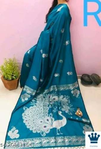 Party Wear Lichi Silk Saree 