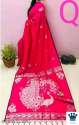 Party Wear Lichi Silk Saree  thumb 1