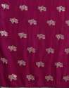Ladies Designer Wine Color Banaras Saree thumb 3