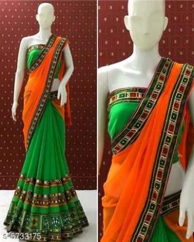 New Collection Embroidery Half Saree by Dwija Sarres