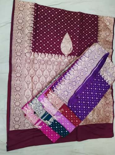 New Designer Banarasi Silk Saree For Women by Rita Sarees And Garments