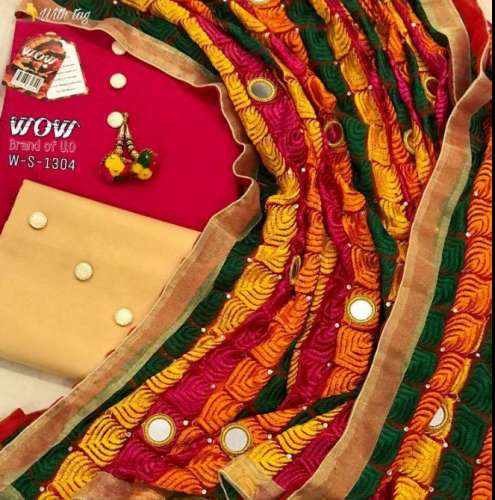 Phulkari dress best sale material online shopping