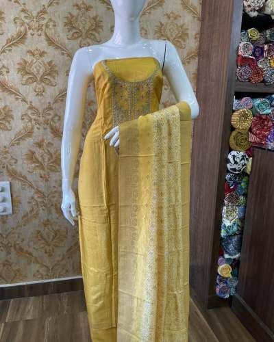 Elegant Work Dress Material in Kottayam