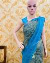 Super net Chanderi Blockprinted Sarees thumb 2
