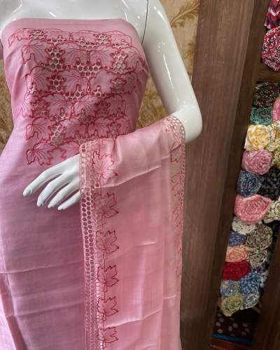 Tussar Silk Suit Material Manufacturer Supplier from Godda India