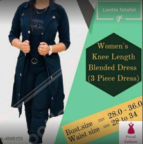 New Jacket Style Kurti Pant Set For Women by Priyal Fashion