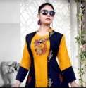 new-ladies-yellow-and-blue-kurti-for-women