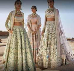 Heavy Work Embroidery Lehenga Choli For Women