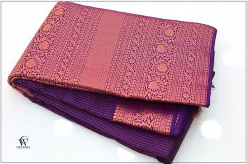 Trendy Silk Silk Kanchipuram Saree by Eves World