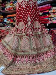 New Collection Red Embroidery Lehnega Choli