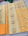 New Heavy Banarasi Silk Saree For Ladies thumb 1