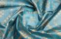 Stylish Persian Blue Tussar Silk Saree thumb 1