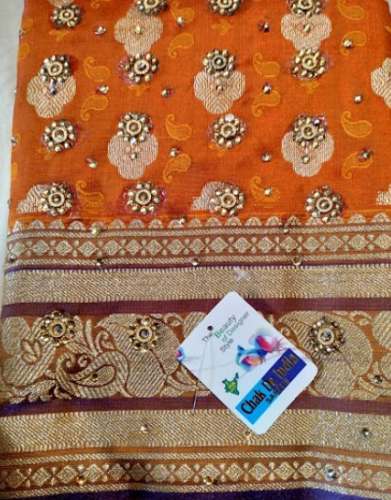 New Collection Embroidery Saree For Women