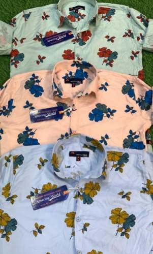 New Floral Printed Casual Shirt For Mens by Falak Fashion