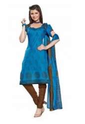 Ladies Cotton Unstitched Suit