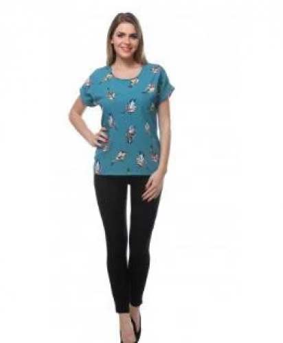 Ladies Regular Wear Printed Top by Veggy Plus