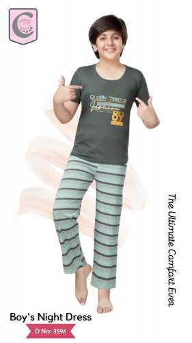 Boy's Night Dress by Chameli Textiles LLP