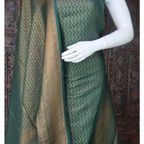 Soft banarasi silk Copper weaving Dress Material