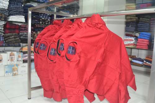 Saturn Red Plain Shirts by Boyzone