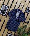 Stylish Checks Blue Boys Shirt 