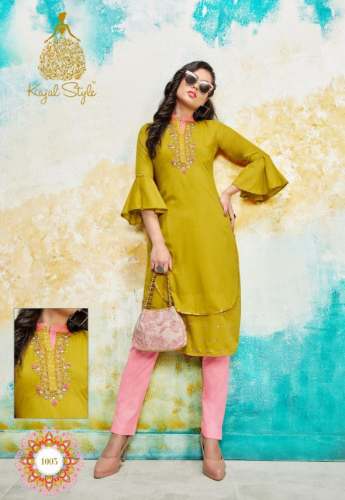 New Collection Flared Long Kurti For Women by Shree Sai Mahek Creation