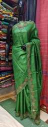 Bhagalpuri Silk Cut Work Saree 