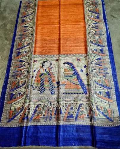 New Collection Madhubani Printed Silk Saree by Rahi fabric