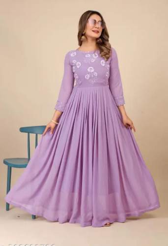 A Stunning Fox Georgette Suit 