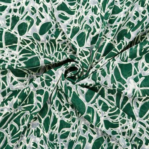 Abstract Pattern Digital Print Georgette Fabric