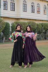 ALIA CUT KURTI WITH PANT & DUPATTA by Royal Export