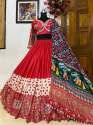 Attractive Butter Silk Mirror Work Lehenga Choli  thumb 3