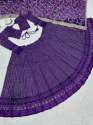 Attractive Purple Faux Georgette Lehenga Choli  thumb 13