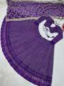 Attractive Purple Faux Georgette Lehenga Choli  thumb 6