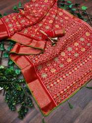 Banarasi Soft Cotton Patola Print Saree