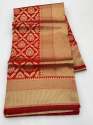 Beautiful Banarasi Soft Silk Saree With Golden Zari Weaving  thumb 8