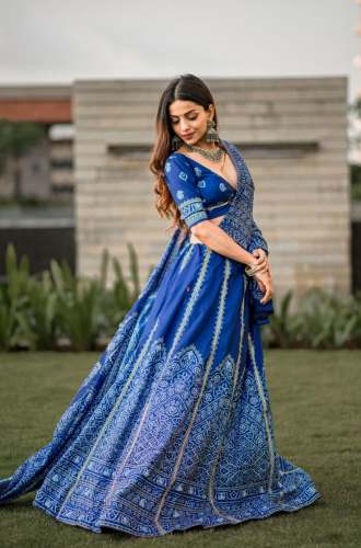 Beautiful Bandhani Print Lehenga choli