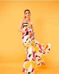 Beautiful Chiffon Silk Printed Pattern Saree 