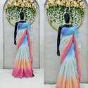 Beautiful Faux Georgette Fancy Lace Saree  thumb 4