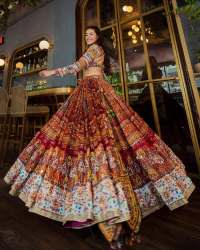 Beautiful Heavy Butter Silk Navratri Lehenga Choli
