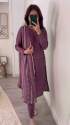 Beautiful Heavy Faux Georgette Kurti Pant Set  thumb 3