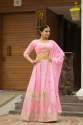 beautiful heavy faux georgette lehenga choli collection thumb 1